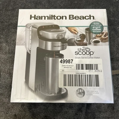 Hamilton Beach The Scoop Single Serve Coffee Maker & Fast Grounds - Image 1 of 4