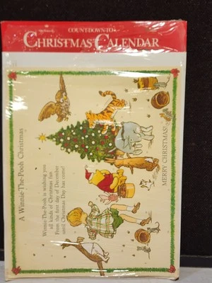Hallmark Countdown To Christmas Calendar Classic Winnie The Pooh Never used - Image 1 of 4
