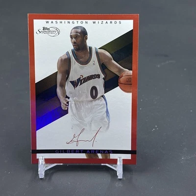 2009 Topps Signature Gilbert Arenas 458/869 TS-GA Washington Wizards - Image 1 of 2