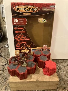 Heroscape Volcarren Wasteland Expansion Set - Lava Terrain Pack with Guards - Picture 1 of 6