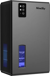 NINESKY Dehumidifier, 70 oz Water Tank (800 Sq Ft) with Auto Shut Off / Open Box - Picture 1 of 15