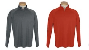 BRAND NEW! (TWO) Tri-Mountain Men's 100% Polyester Ultracool 1/4 Zip Pullovers L - Picture 1 of 8
