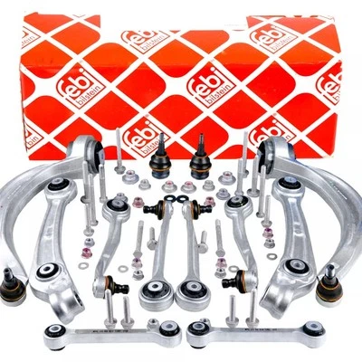 FEBI Querlenkersatz Oben Unten + Stabi + Traggelenk Satz Vorne für AUDI A6 C7 A7 - Bild 1 von 4