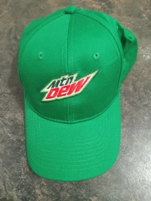 Mountain Dew регулируемый шляпа крышка бейсбольный стиль новый подлинный футболка Co. ярлык - Изображение 1 из 4