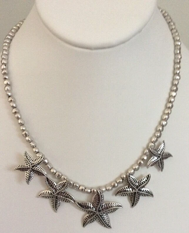Auth Lucky BRAND Starfish Collar Necklace Jlry6189