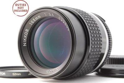 [Excelente COMO NUEVO] Lente teleobjetivo principal Nikon Ai-s Ais Nikkor 105 mm f/2,5 MF JAPÓN A-603 Foto 1 de 4