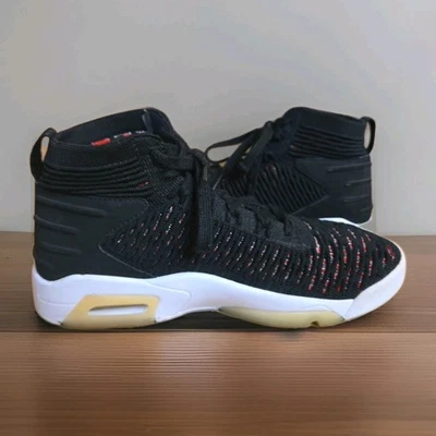 Nike Air Jordan Flyknit Elevation 23 para hombre talla 9 negro rojo universitario AJ8207-023 Foto 1 de 4