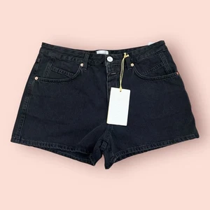 CLOSED Klaire High Rise Denim Shorts Womens Size 29 Black Made in Italy NEW NWT - Picture 1 of 6