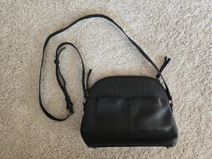 Rachel Roy Womens Purse Black pebbled Leather Crossbody Bag - Picture 1 of 11
