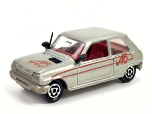 Oldtimer 70er 80er Jahre Majorette Renault 5 Nr. 257 silberrot Schrägheck Maßstab 1:55 - Bild 1 von 10