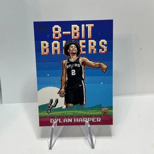 2025-26 Topps Basketball #8B-32 Dylan Harper 8-Bit Ballers San Antonio Spurs RC - Picture 1 of 10