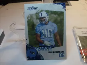 2010 Score Football #331 - Derrick Morgan radiocontrol - Tennessee Titans 10-386 - Imagen 1 de 2