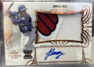 2021 Leaf Trinity St. Louis Cardinals Joshua Baez XRC Patch Auto Cardinals FANTASTICO! - Foto 1 di 2