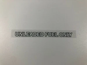 Unleaded Fuel Only Decal KP61 Starlet 1980- 1983 - Picture 1 of 1