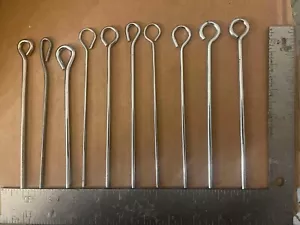 Juego de 10 triángulos de acero o barras timbre banda orquesta educación temprana en muy buena condición - Imagen 1 de 3