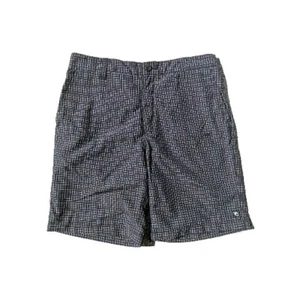 Rip Curl Casual Shorts Mens Adult Size 34 Black Checked Zip Fly Skate Surf - Picture 1 of 8