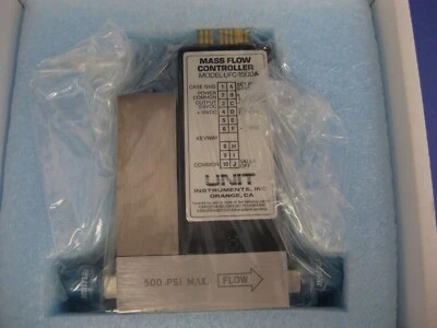 Unit UFC-1500A, Mass Flow Controller, 15%PH3/SIH4, 50 SCCM, 1/4" MVCR, Refurb - Image 1 of 3