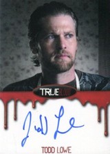 True Blood Premiere Edition Todd Lowe Autograph Card
