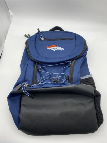 NWT NFL Denver Broncos Northwest Travel School Backpack 14”x12"x9” Cover