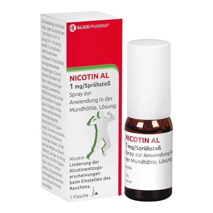 NICOTIN AL 1mg/Sprühstoß Spray · 1 St · PZN 16086328 - Bild 1 von 1