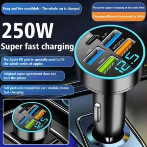 USB PD 30W Typ-C Autoladegerät Schnellladeadapter 2023 T neu O3L1 :! - Zdjęcie 1 z 11