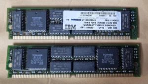2x IBM 11H0646 16MB ECC Memory Module 11H0647 used - Picture 1 of 1