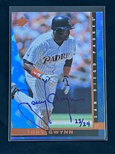 Tony Gwynn 2000 SP Authentic Buy Back '97 SP AUTO 23/24, VERY RARE