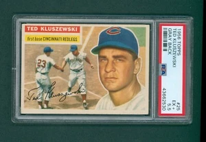 1956 Topps Baseball Card - #25 Ted Kluszewski, GB, PSA 5.5 EX+ - Picture 1 of 2