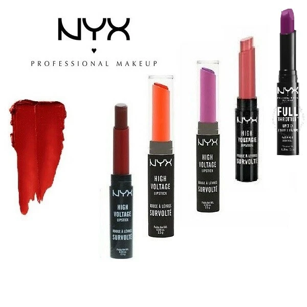 NYX High Voltage Lipsticks Turnit Up Super-Rich Finish-Choose Shade ! - Image 1 of 1
