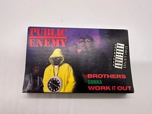 PUBLIC ENEMY - BROTHERS GONNA WORK IT OUT. Cassette Single, 1990, Def Jam - Picture 1 of 7