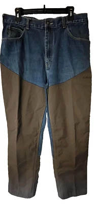 Cabelas Brush Guard Heavy Duty Tough  Field Hunting Jean Mens 36x32  - Image 1 of 4