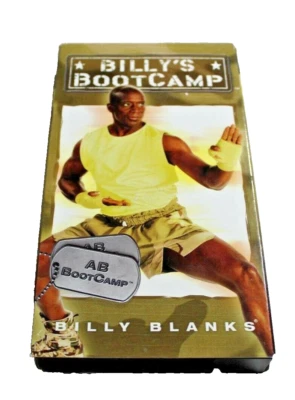 Billys AB Bootcamp VHS Blanks Tae Bo Excercise Work Out  Video Tape - Image 1 of 2
