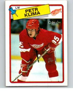 1988-89 O-Pee-Chee #28 Petr Klima  Detroit Red Wings V53350