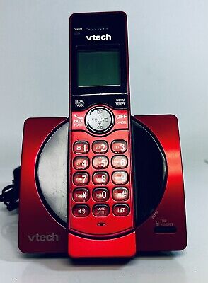 Vtech Cordless Phone System With Caller Id / Call Waiting Cs6919-16 Red 4.j1 • 14.17€