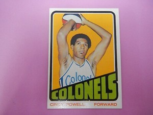 1972-73 Topps Basketball Cincy Powell Colonels #189