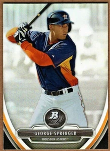 George Springer - 2013 Bowman Platinum Prospects RC - Bild 1 von 2