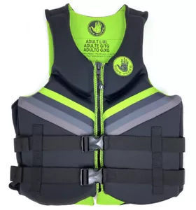Body Glove Mens Dual-Size Evoprene PFD, Life Jacket Vest Male Large / XL Black - Picture 1 of 10