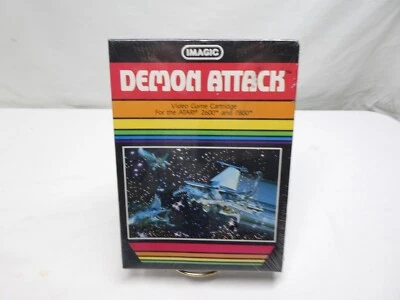 Demon Attack (Atari 2600, 1982) BLACK BOX New Never opened RARE - Image 1 of 4