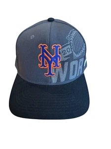 Nike MLB New York Mets 2015 World Series SnapBack Baseball Cap Black & Gray - Picture 1 of 8