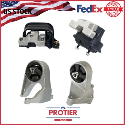 Motor & Trans Mount 4PCS for 2001-2006 Chrysler Sebring except Coupe 2.4/2.7L — 第 1/4 张图片