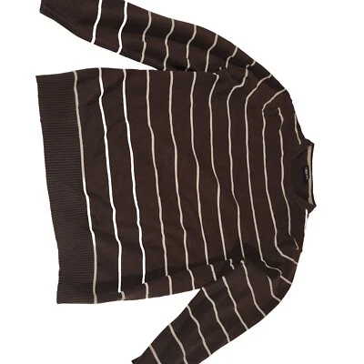 Suéter Cherokee Marrón Rayas Talla XL Foto 1 de 4