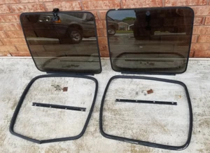 1993 Dodge Ram Van Pop Out Vented Glass Window Kit 1500 2500 Tinted - Picture 1 of 6