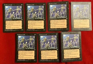 MTG Magic the Gathering Kjeldoran Dead CCG Card x7 Wizards of the Coast 1995 - Picture 1 of 3