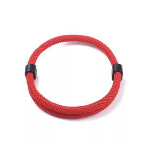 Surfer Armband Rot Verstellbar Unisex Segeltau Seilkette dünn Segelseil Strand - Bild 1 von 9