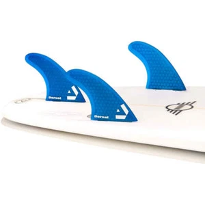 DORSAL Surfboard Fins Thruster 3 Set FCS Compatible - Picture 1 of 4