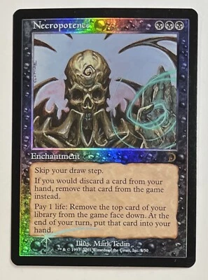 MTG NECROPOTENCE (FOIL) Deckmasters (OldManMTG 003-168) - Image 1 of 2