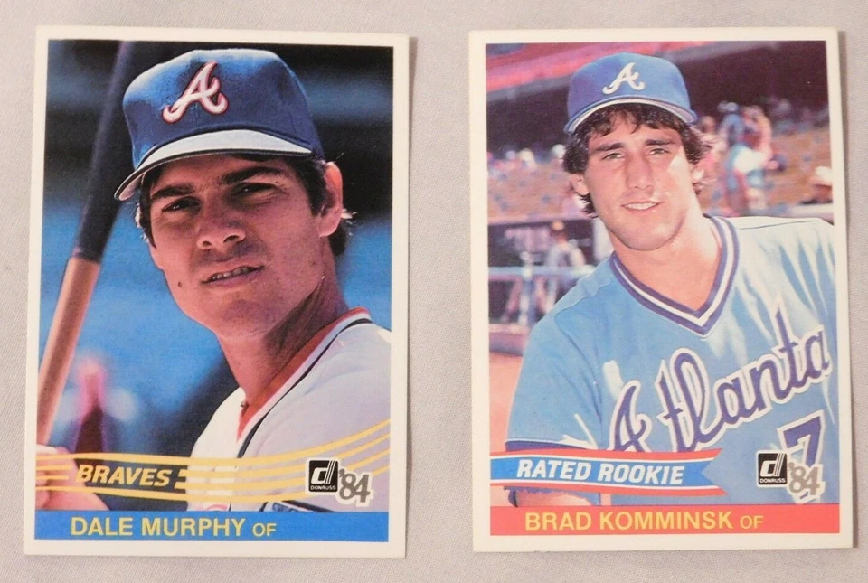 1984 Donruss Atlanta Braves Baseball Card Pick one - Image 1 of 1