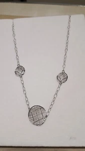 HALSKETTE DIAMANTKREISE 18 KT GOLD GEWICHT GR. 4,70 - Bild 1 von 3