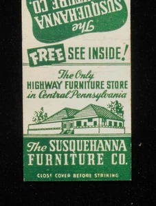 1940er The Susquehanna Furniture Co. Enola Marysville Summerdale PA Cumberland Co - Bild 1 von 1