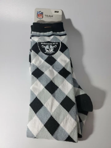 NFL Oakland / Las Vegas Raiders Team Logo Men Dress Socks Medium 5-10 Cover